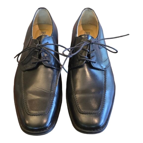 Bass Abilene Black Leather‎ Men's Dress Shoes Loafers Size 12 D - Picture 1 of 7